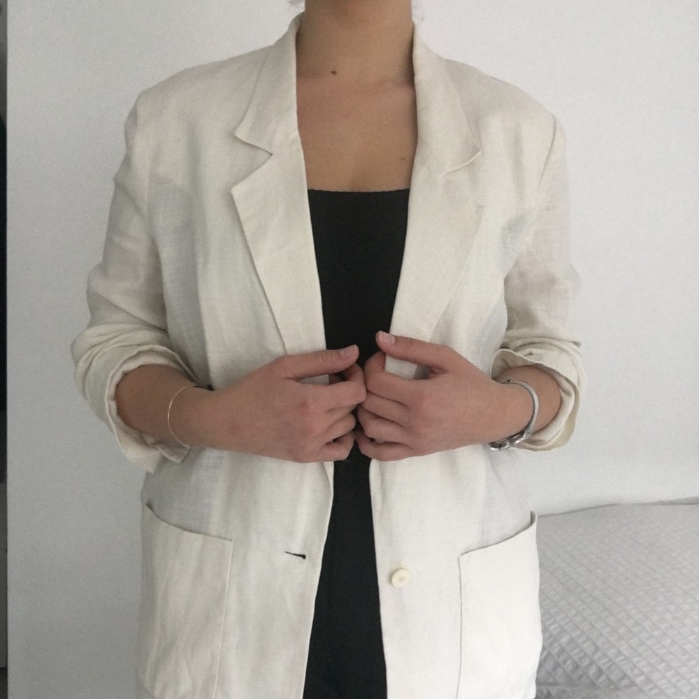 Vintage Cream Blazer